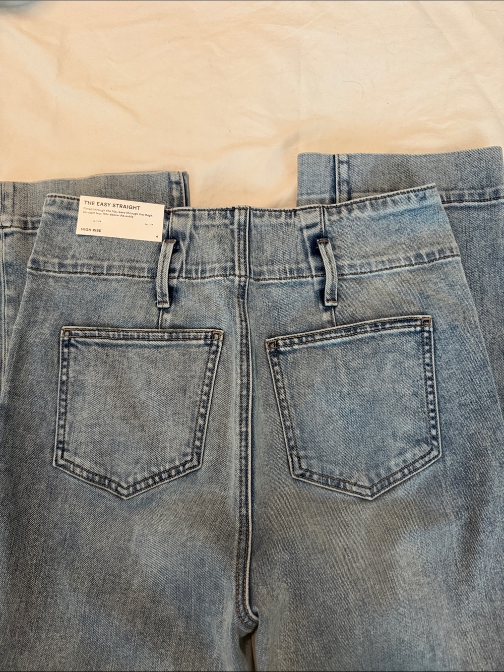 NWT Ann Taylor High Rise Straight Leg Jeans - Picture 10 of 10